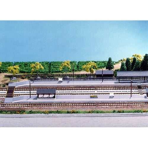 Kato N Scale Unitrack Rural Station Set